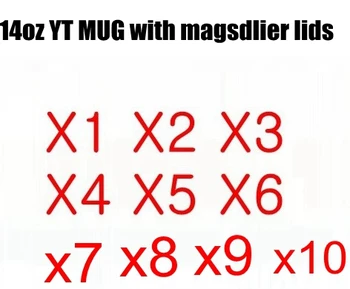 

14 oz YT Mug with magslider lids