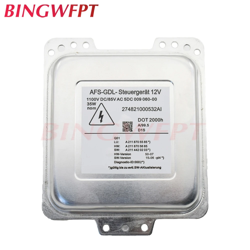HID модуль фар ксенон балласт 5DC009060-00 для Mercedes-Benz W211 E320 E350 E550 E63 2118705585 5DC00906000