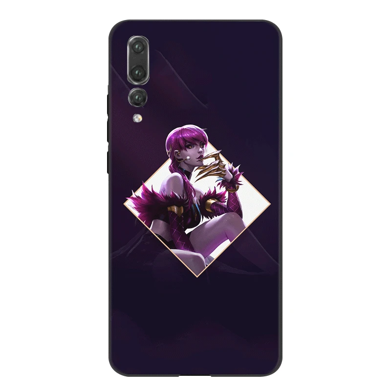 Мобильный чехол для телефона huawei Honor Note 10 View 20 6A 7A 7C 7X8 8X 8C 9X9 Lite Pro Cover League of Legends Akali