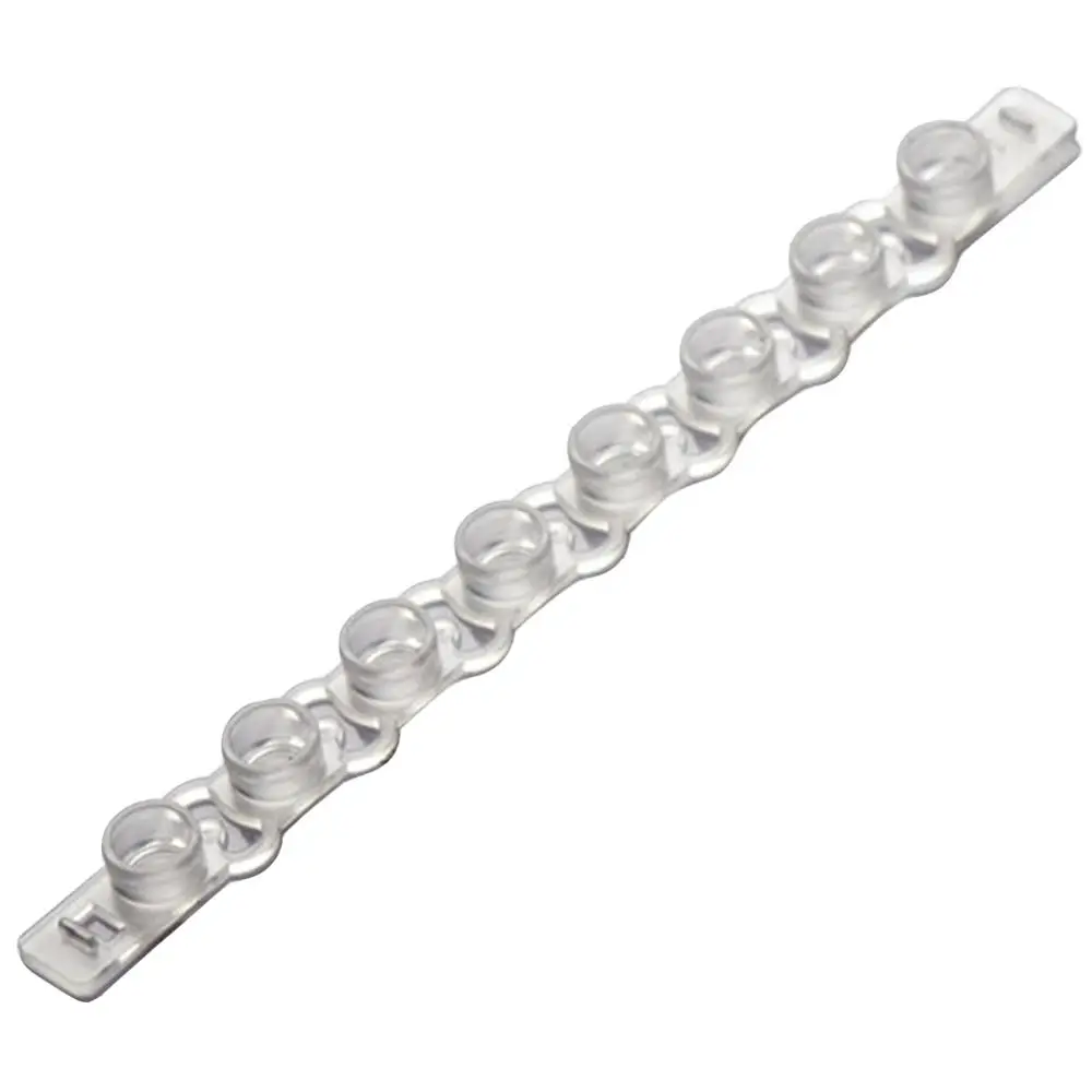 

Laboratory Supplies PCR Connecting Tube Cover 0.2ml Disposable Flat Cover Sealed Tube Cover Experimental Tool