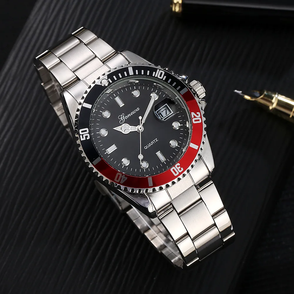 

2019 Men Watch Stylish Stainless Steel WristWatch Retro Analog Quartz Watches Date Sport Male's Military Watch relogio masculino
