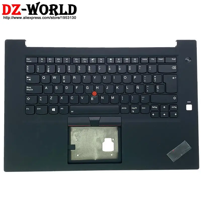 

New/Orig Shell Palmrest Upper Case C Cover With Spain Backlit Keyboard for Lenovo Thinkpad P1 Gen1 X1 Extreme 1st Laptop 01YU770