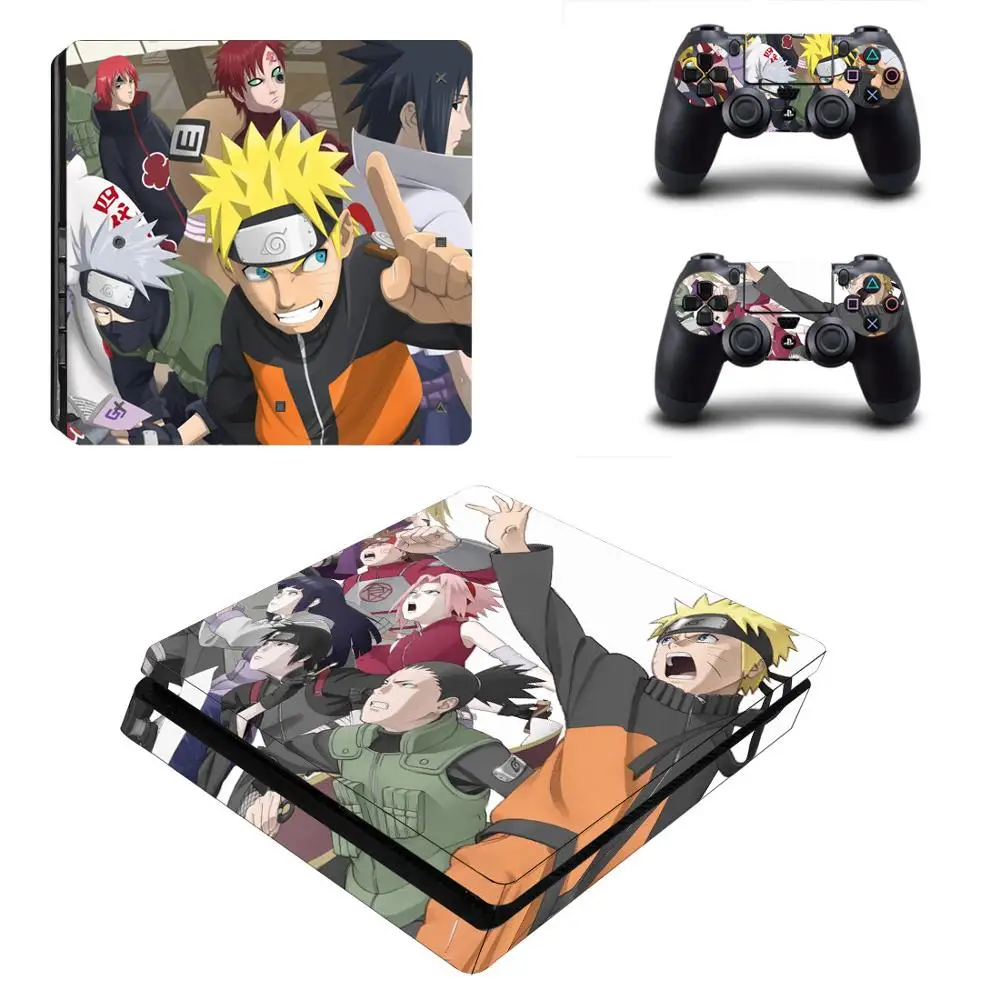 Naruto to Boruto Shinobi Striker PS4 тонкая наклейка s PS 4 тонкая виниловая наклейка для playstation 4 тонкая консоль и контроллер - Цвет: YSP4S-3754