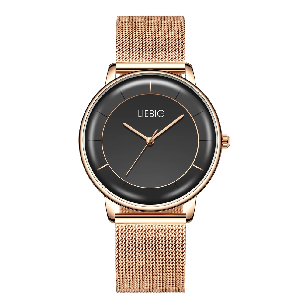 LIEBIG L2007 HORLOGE heren Horloge кварц Regolio masculino Золотой Повседневный Бизнес kampeerers Man Horloge Topmerk люкс Klok Horlo