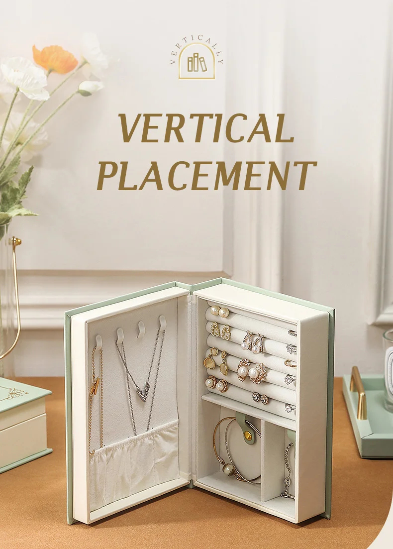 Jewelry Flip Book Earring Ring Multifunctional Storage Jewelry Storage