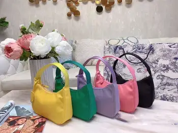 

Luxury nylon cloth single room bag handbag highest quality female bag holiday gift