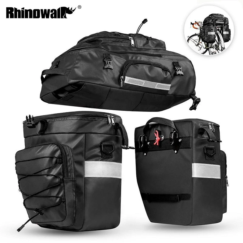 Сумка для горного велосипеда Rhinowalk 3 в 1 сумка багажника велосипедная