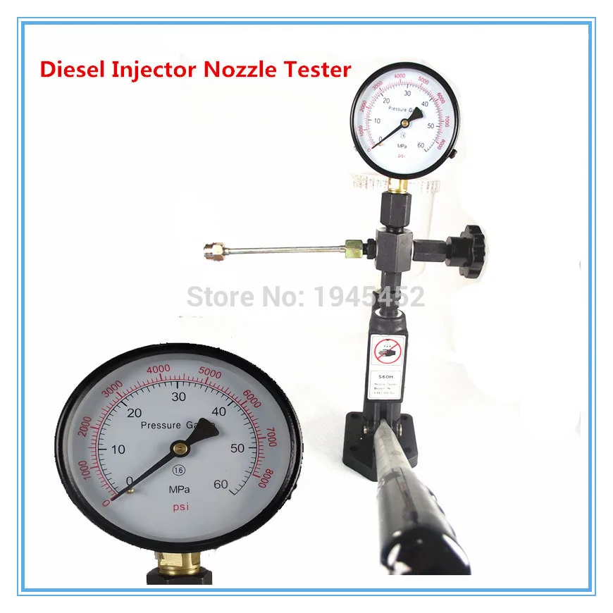 US $105.00 S60H Common Rail Diesel Injector Nozzle Validator Fuel Nozzle Injector Tester Good QualityManual Diesel Booster Pump