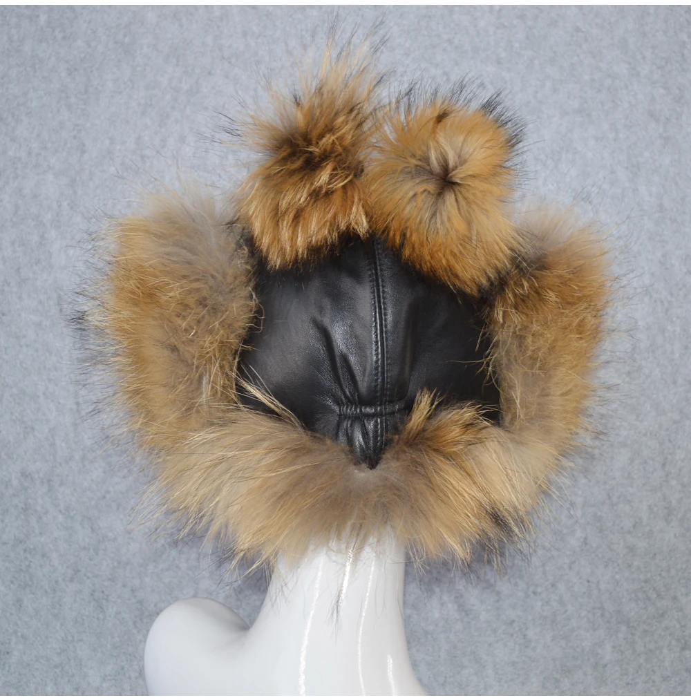 Натуральный Лисий мех, шапки-бомберы, зимние теплые женские пушистые шапки-ушанки из меха лисы, роскошные шапки хорошего качества из натуральной кожи