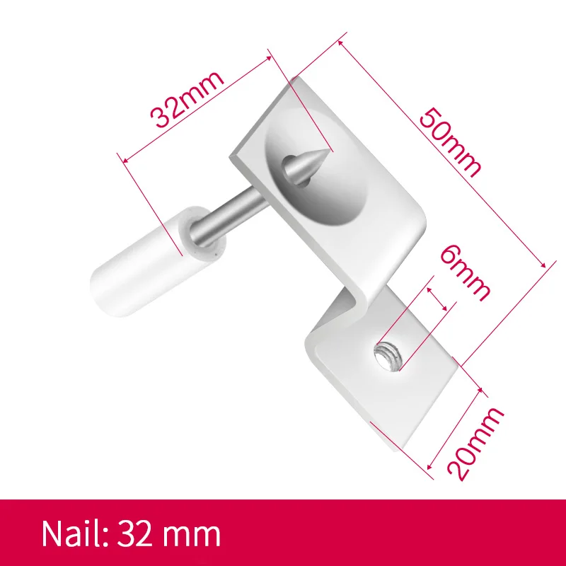 M6 ceiling pin 100pc Глушитель Jieshun, потолочный ручной пистолет для ногтей, инструмент для украшения деревообработки, стальной пистолет для ногтей, пистолет для ногтей, газовый пистолет для ногтей - Color: M6 ceiling pin 100pc