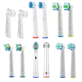 

New 4pcs / Pack Electric Toothbrush Head for Oral Hygiene B Electric Tooth Brush Replacement Brush Heads for Teeth Clean