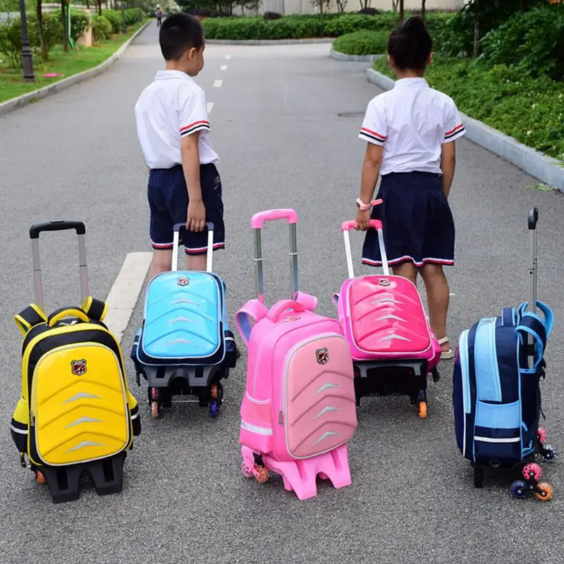 

Korean GIRL'S School Bag with Bar Draggable Korah Young STUDENT'S Trolley Bag 1-3-5-6 Grade 6-12 a Year of Age