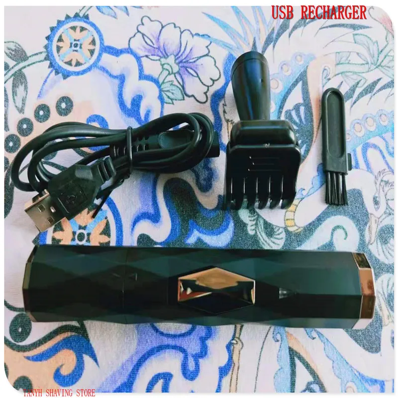 2 лезвия usb-зарядное устройство триммер для лица бритва триммер для бритья бороды бритва для тела подмышек для удаления волос