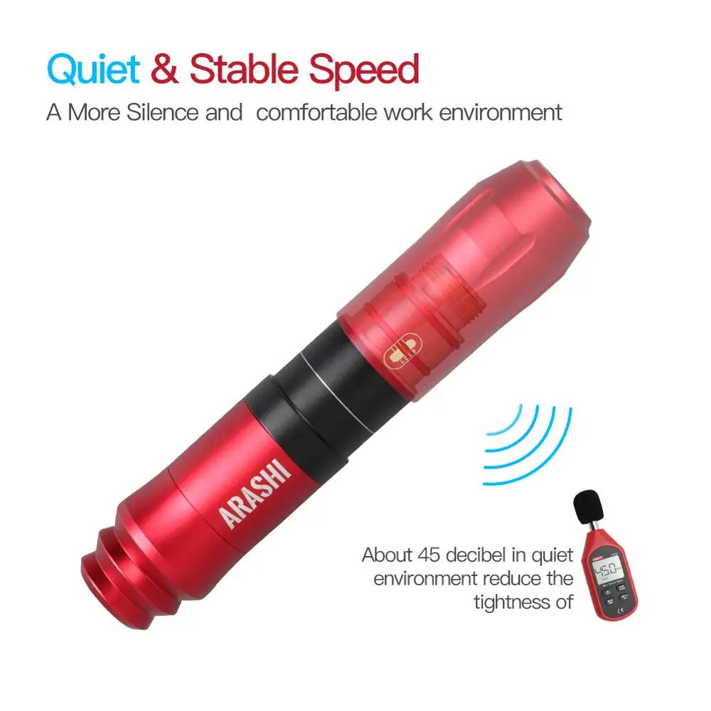 Ceny Potężny pisak do tatuażu obrotowy tatuaż karabin maszynowy czarny precyzyjny silnik RCA maszynka do tatuażu tatuaż tatuaże do ciała