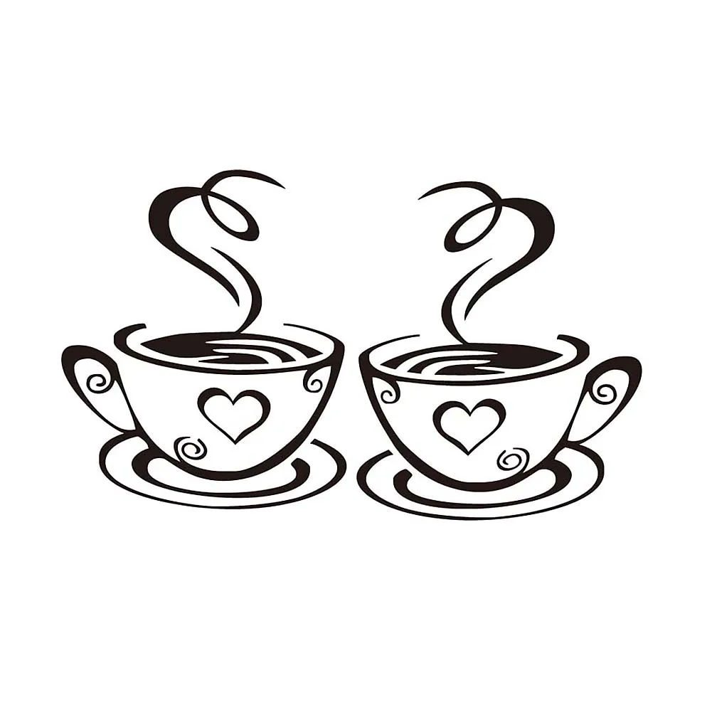 Coffee Wall Stickers for Kitchen Decor Vinyl Wall Decals DIY Home Decor Dining Room Shop Bar wall stickers,self adhesive wall stickers,vinyl stickers,vinyl wall stickers,self adhesive stickers