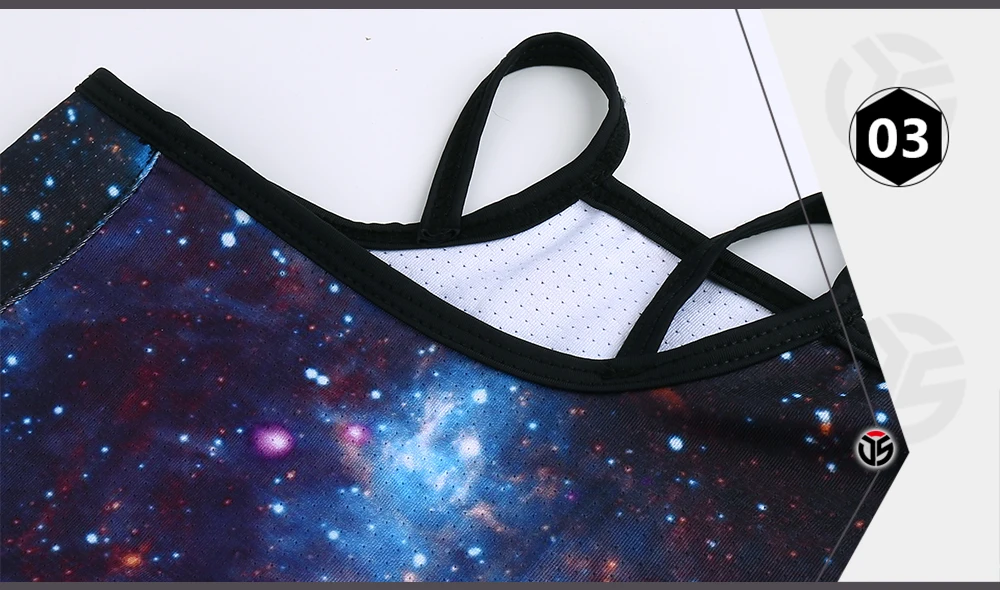 mens infinity scarf 3D Galaxy Scarf Triangle Bandana Tube Neck Gaiter Scarves Hanging Ear Cover Breathable Absorb Sweat Headband Men Women Summer mens head wrap bandana