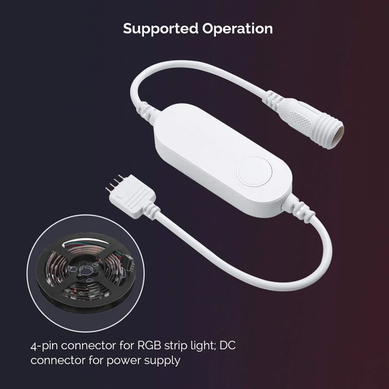 Умный светильник контроллер полосы RGB 4 контакта приложение Tuya умный дом автоматизация работа с Alexa Google Home