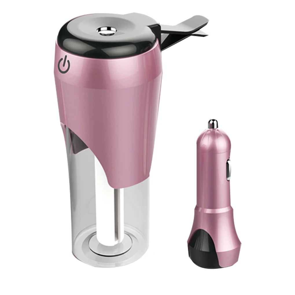 ar Humidifier USB Essential Oil Diffuser Auto Air Refresher Diffuser and Cigarette Lighter Dual USB Phone Charger