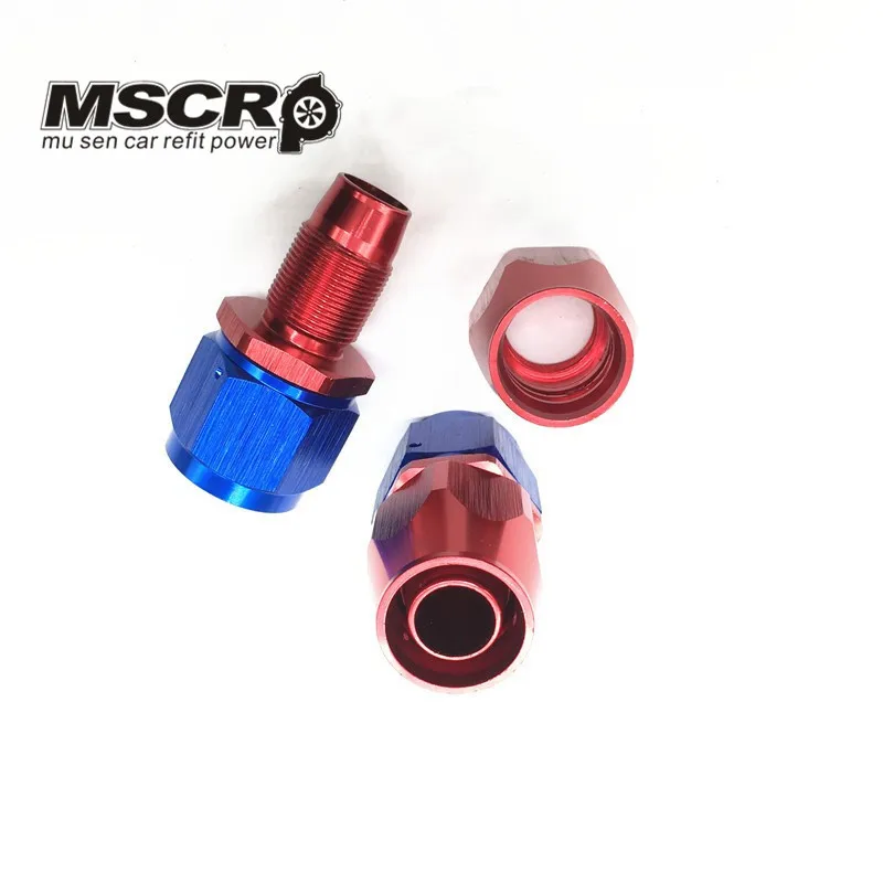 AN Fitting AN 04 Aluminum Fittings 0 Degree Oil/Fuel/Swivel hose fittings(Swivel  Hose End Fitting) - AliExpress