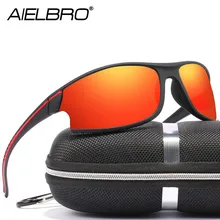 AIELBRO уличные поляризованные солнцезащитные очки TAC линзы для рыбалки, пеших прогулок, спорта, горного велосипеда, очки для вождения велосипеда, солнцезащитные очки UV400