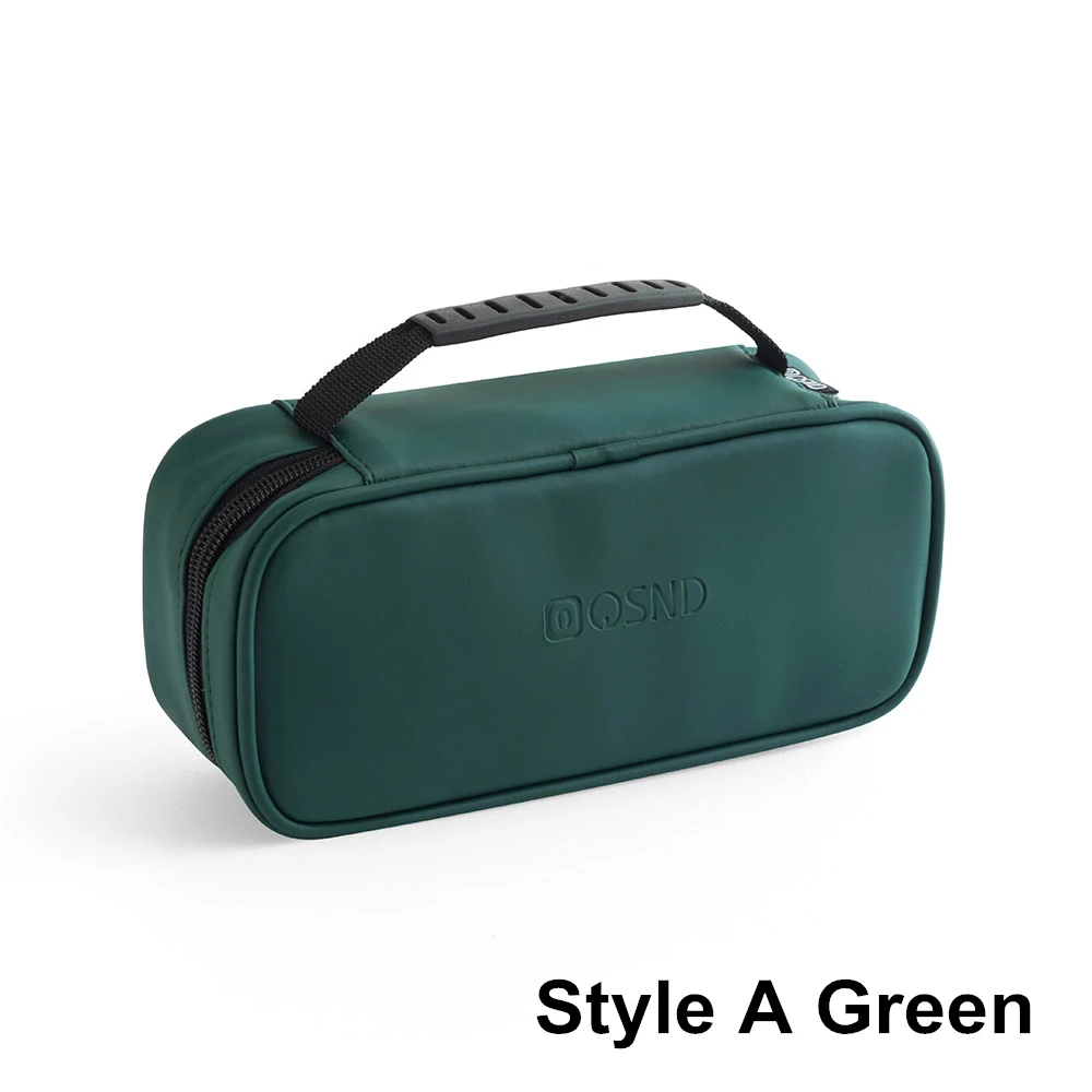 Stlye A green Супер Чехол-карандаш, модный дизайн, Большая вместительная сумка для ручек, съемная сумка для ручек, школьный косметический чехол, сумка для стирки - Цвет: Stlye A green
