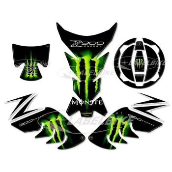 

KIT RESIN STICKERS GEL 3D PROTECTORS compatible for moto Z900 KAWASAKI Z 900