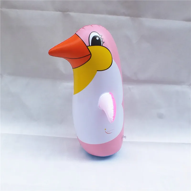 

New Style Color Inflatable Large Size Beak Penguin Tumbler Stall Toy Children Inflatable PVC Toys