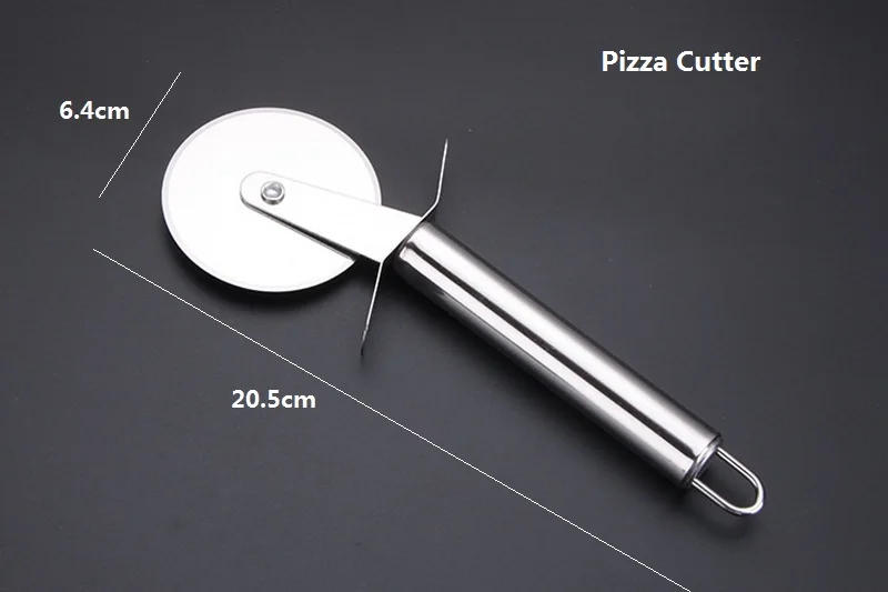 Pizza Cutter 21 шт., кухонный гаджет для овощей и фруктов, Овощечистка, терка, резак для чеснока, измельчитель для сыра, нож для пиццы, лопатка для торта, инструменты для выпечки - Цвет: Pizza Cutter