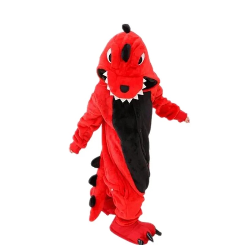 Dinosaur Kigurumi Onesie Pajamas Set Animal Cosplay Costume Children Party Wear cosplay costumes children pajamas kigurumi pajamas
