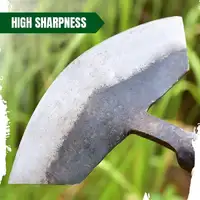 Weeding Shovel Push Grass Shovel Practical Small Hoe Agricultural Crescent Shovel Multi-Use Outdoor Garden Yard Weeding Tools 1