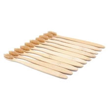 Бамбуковая зубная щетка 50 шт. мягкая эко биоразлагаемая безпластмассовая зубная щетка es уход за полостью рта бамбуковая зубная щетка с эко ручкой