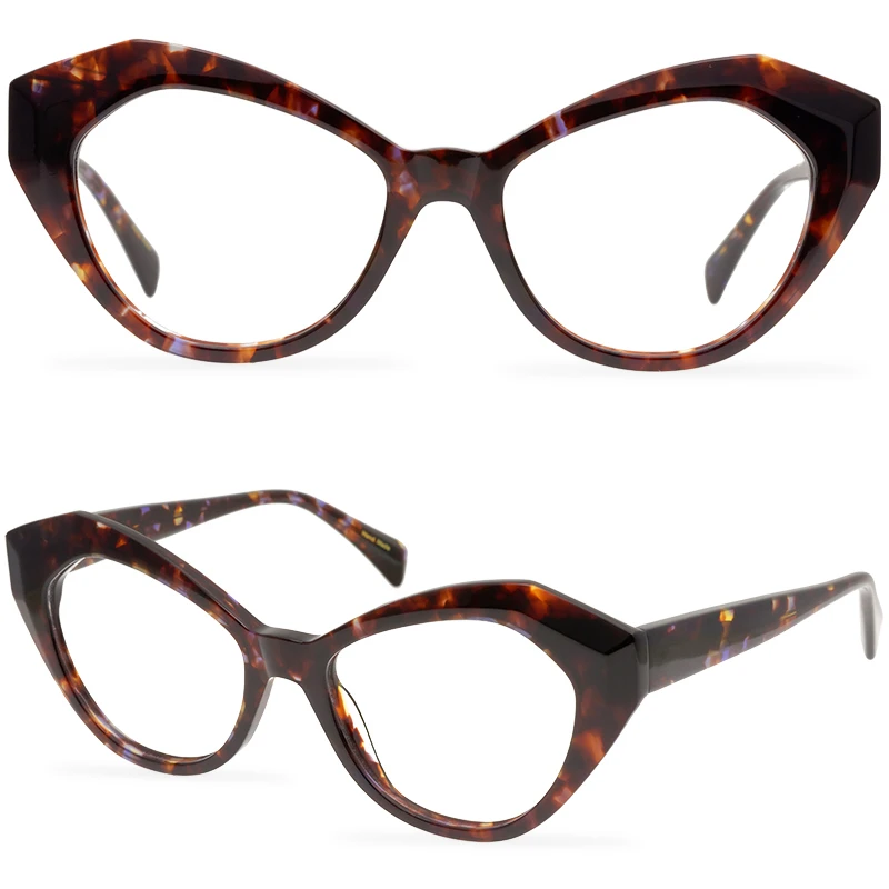 

Fashion Personality Glasses Woman Butterfly Acetate Frame Men's Eyeglasses
