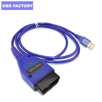 

For VAG-COM 409.1 Vag Com vag 409Com vag 409 kkl OBD2 USB Cable Scanner Scan Tool Interface For Audi Seat Volkswagen Skoda