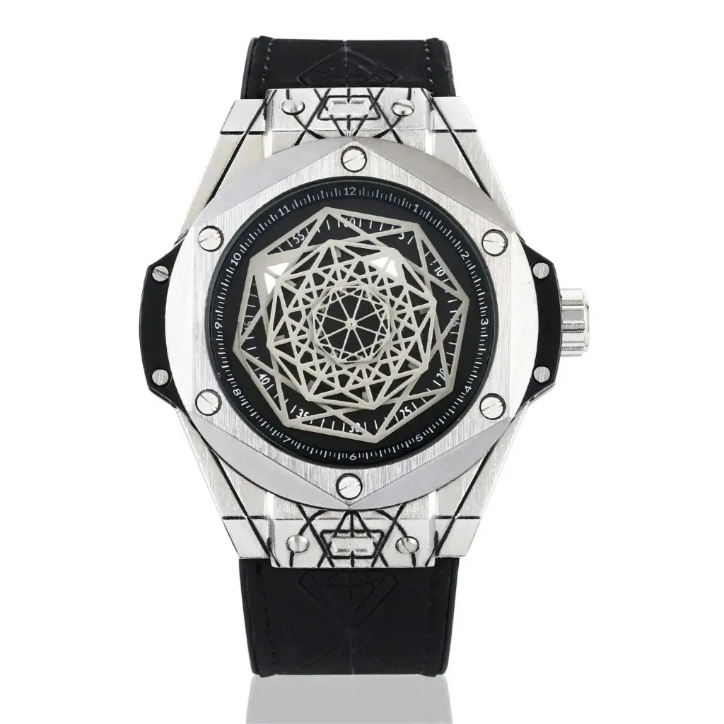 SB005 Switzerland Алмазная резка Япония Miyota кварц rolexable модные мужские часы светящиеся водонепроницаемые кварцевые часы - Цвет: SB005