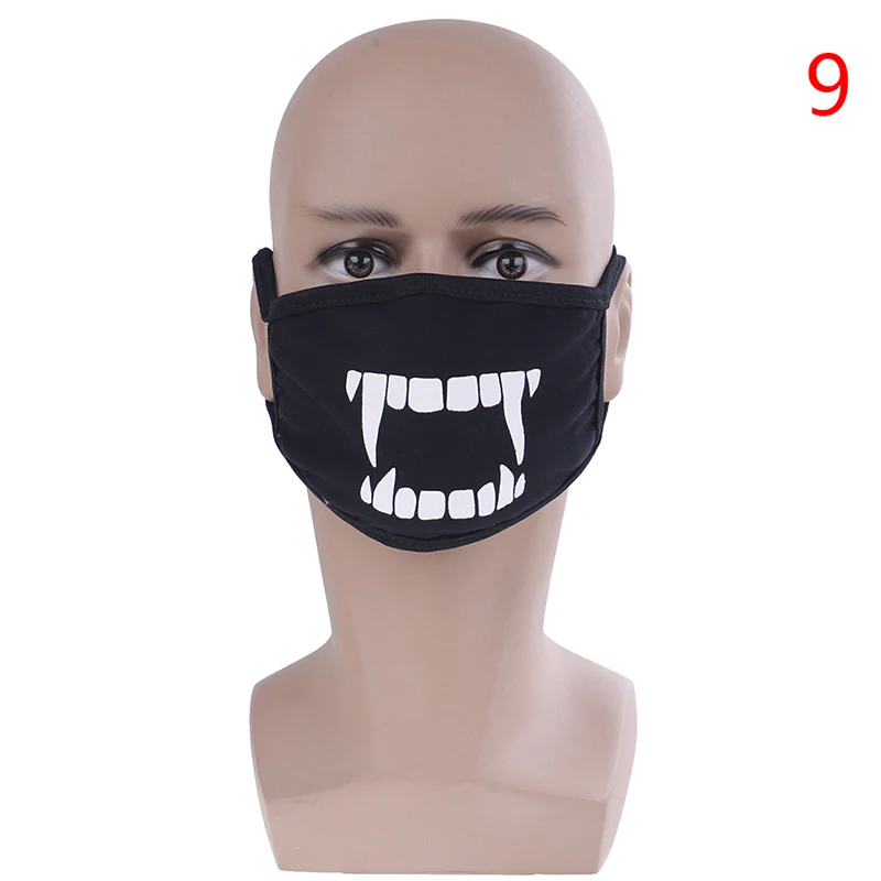 Hot Sale Black Cotton Bear Dustproof Mouth Face Mask Anime Cartoon Bear Women Men Sexy Party Mask Face Mouth Masks