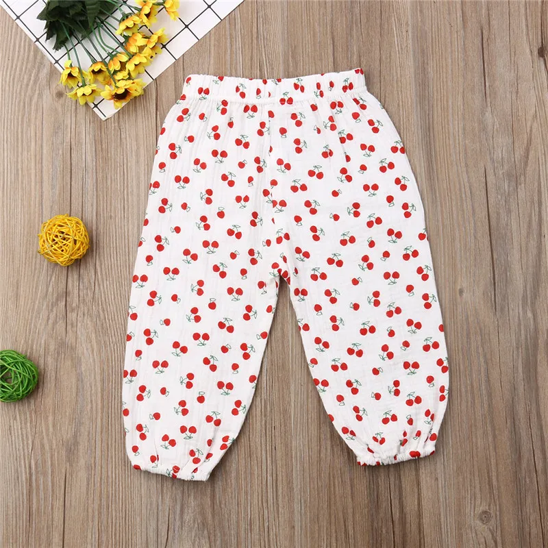 Для новорожденных, для маленьких детей, малышей для маленьких мальчиков и девочек в стиле унисекс на весну и осень Хлопковое платье с узором в горошек платье вишня морковь длинные штаны брюки с нижней частью, От 6 месяцев до 3 лет - Цвет: White Red Cherry