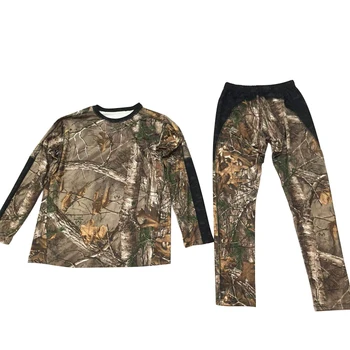 

Outdoor bionic hunting camouflage sports men and women sweater suit