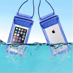 Для мужчин женщин Открытый Мини Одежда заплыва водостойкий Чехол сумка под водой для телефона iphone 7 plus 7 цветов