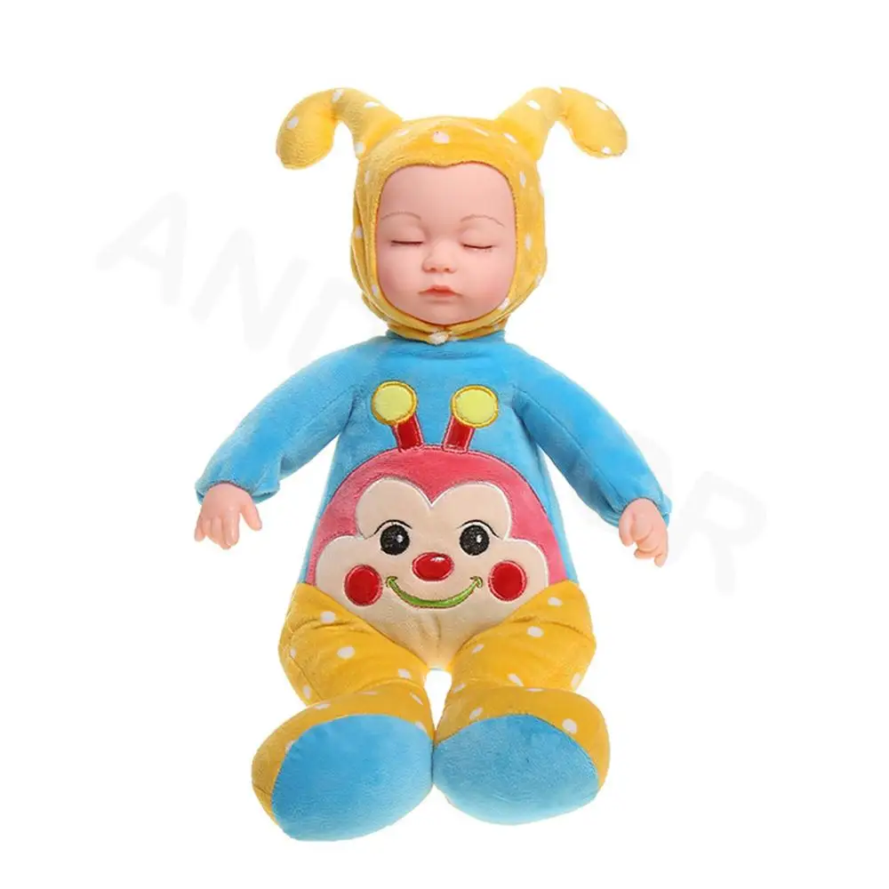  Simulation Rebirth Doll Baby Vinyl Baby Child Comforting Sleeping Doll Toys for Girls Reborn Baby D