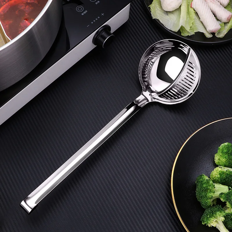 

Stainless Steel Colander Spoons For Cooking Kitchen Removable Strainer Culinary Tools Filter Diet-kitchen Tableware Accessories