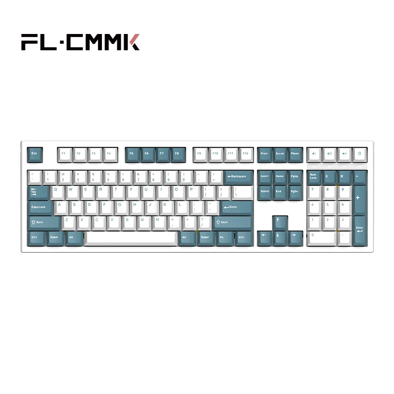 types of computer keyboard FL·ESPORTS GP108 108-Key Single-Mode Hot-Swappable Custom Mechanical Keyboard PBT Keycap Macro Programming gaming pc keyboard