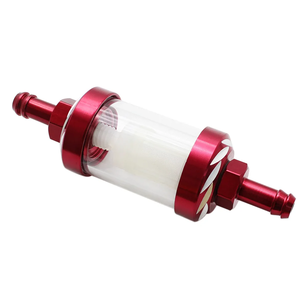 Nuoxintr Gas Fuel Oil Filters Fuel filter Motorcycle Accessories For ATV Dirt Pit Bike Automobile Motor Filtro 8mm CNC Universal