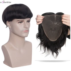 S-noilite Toupee Men 55g Men Wigs Hair Prosthesis Natural Hair Lace Wig Male Replacement System Hairpiece Invisible Extensions