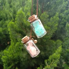 Автомобильный парфюм подвесная подвеска бутылка освежитель воздуха автомобильный Стайлинг пустая стеклянная бутылка для распылитель эфирных масел