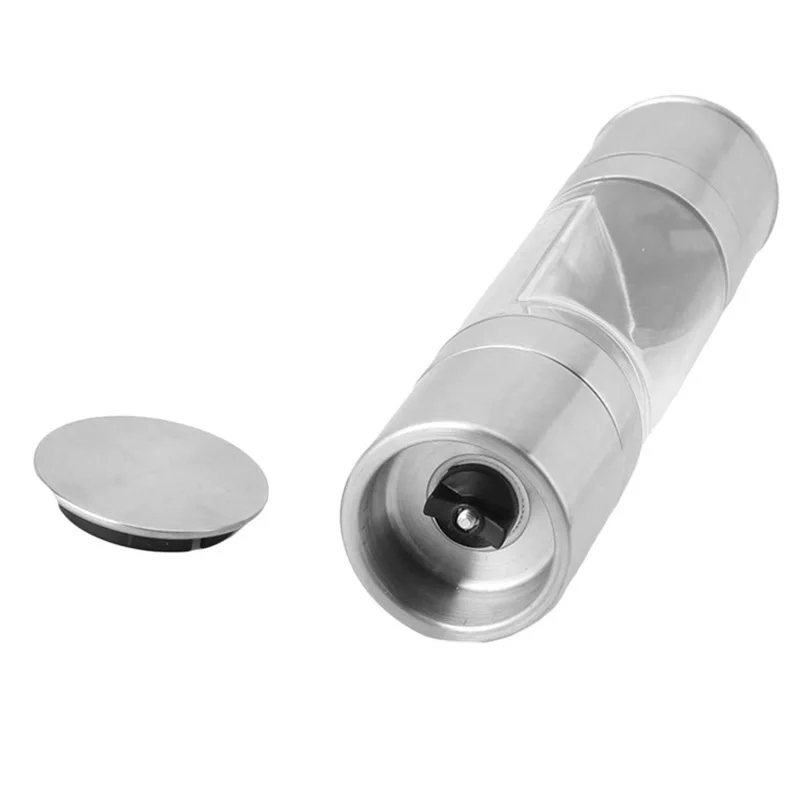 Stainless Steel 2 in 1 Salt Pepper Grinder Dual Hand Spice Mill Kitchen Gadget Tool AUG889