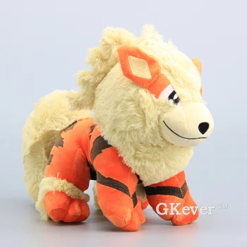 

32x23cm Anime Arcanine Figures Plush Toys Cute Dog Soft Stuffed Animals Toys Cartoon Pikachu Psyduck Series Doll Women Kids Gift