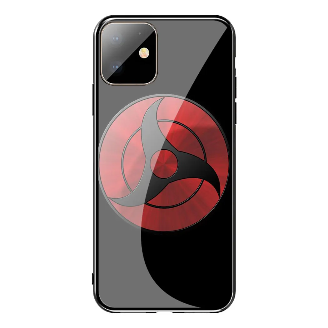 Mangekyou sharingan sasuke чехол из закаленного стекла для телефона для Apple iPhone 11 Pro XS Max XR X 8 7 6S Plus 5S SE - Цвет: TG5