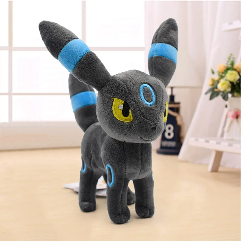 

23cm Eevee Plush Doll Toys Anime Cartoon Umbreon Soft Stuffed Animal Plush For Children Christmas Best Gift Wholesale Price