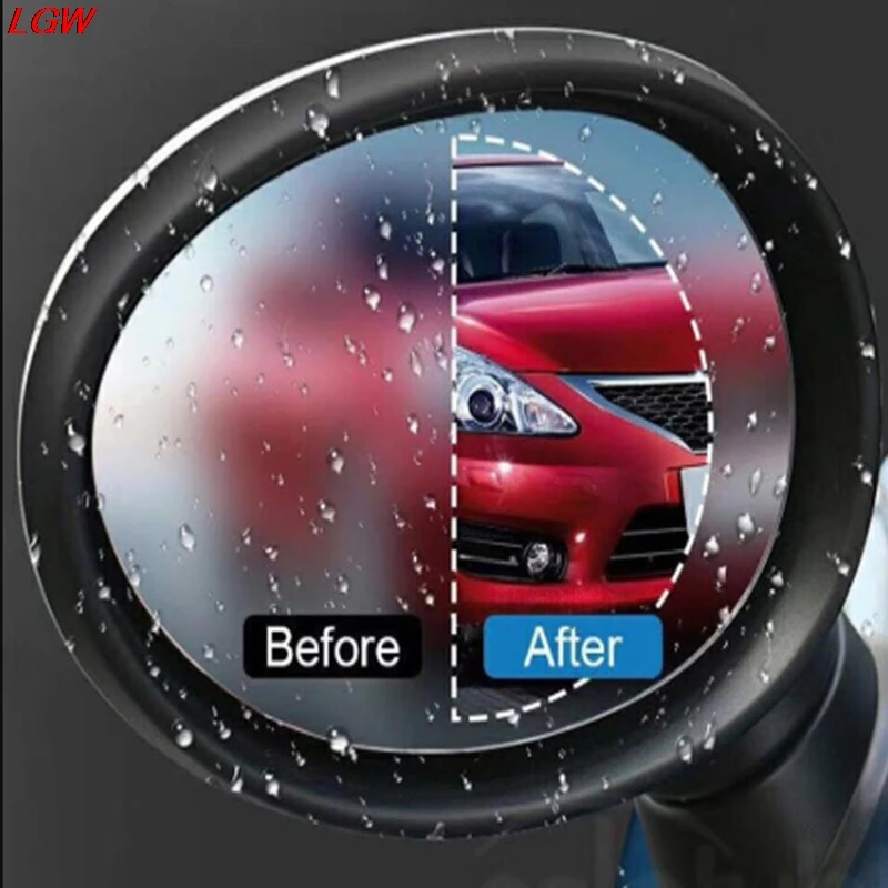 

2 Pcs Car Rainproof Film Car Car Rearview Mirror protective Rain proof Anti fog Waterproof Film Membrane Car Sticker Accessories