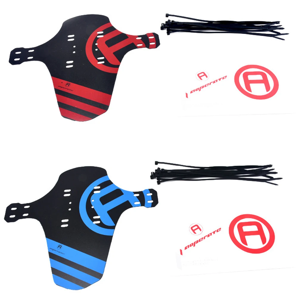 1Pc Mountain Bike Fender Portable Ultra-thin Front Fork Simple Flashing Bicycle Wings Front Bicycle Mudguard Bicycle Accessories